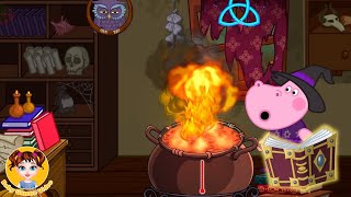 Hippo Magic School Little Witch - Hippo Kids Games Full Episode 63 - Baby Games Videos
