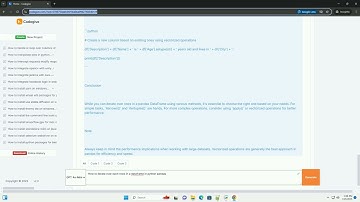how to iterate over each rows in a dataframe in python pandas