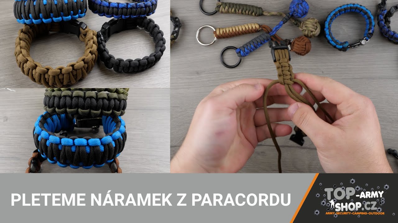 Instructions: How to knit a DoubleCorba Paracord bracelet? It's easy! TA -  YouTube