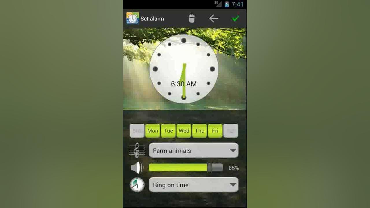 Nature Sounds Alarm Clock Tutorial YouTube