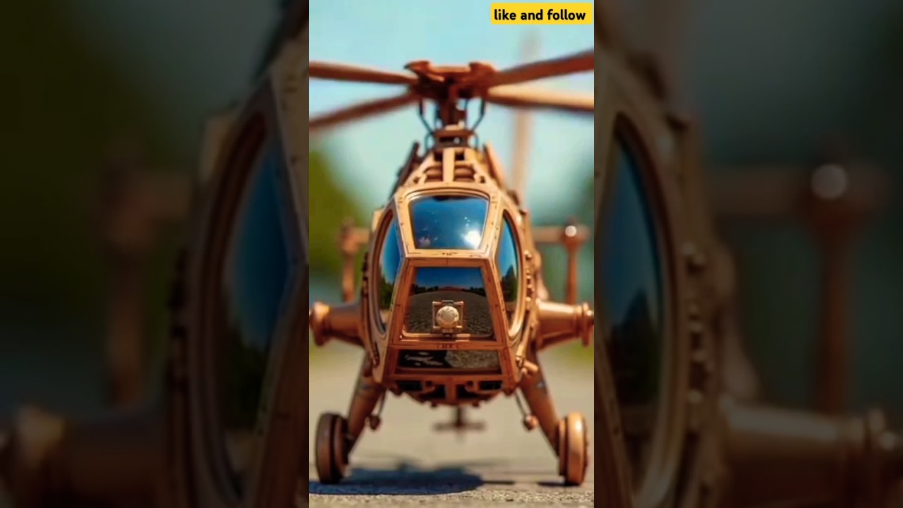 "World’s First Handcrafted Wooden Helicopter Takes Flight – Unbelievable Engineering Feat!"