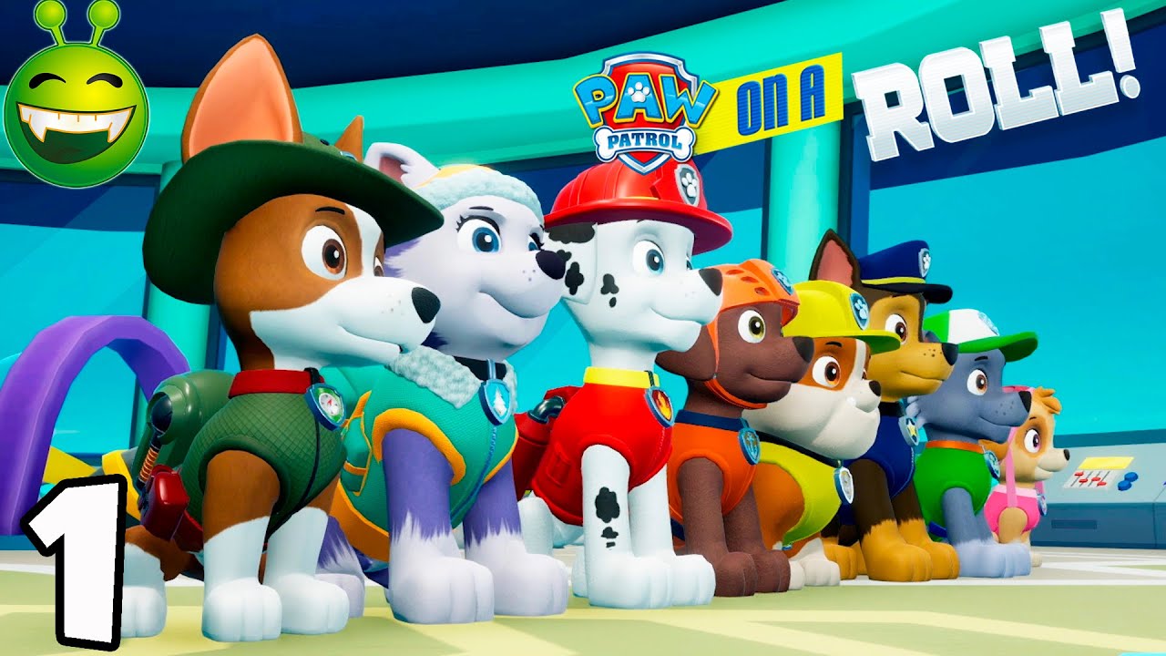 PAW Patrol On a Roll Video Game Part 1 - PC Gameplay Walkthrough US