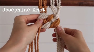 Josephine Knot Tutorial-Macrame Knots