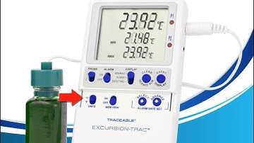 How to Select Units of Measurement on the Traceable Excursion-Trac Data Logging Thermometers
