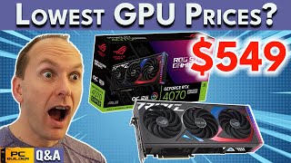 🚨 LOWEST Ever GPU Prices 🚨 NVIDIA Cancels Gaming GPUs? 🚨 March 2024 Q&A