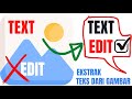 IMAGE TO TEXT EKSTAK TULISAN TEKS DARI GAMBAR AWALNYA GAK BISA DI EDIT JADI BISA DI EDIT