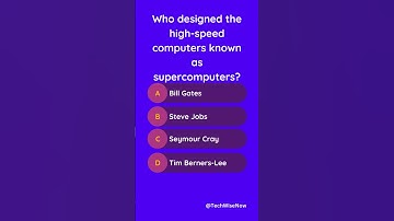 🖥️ Supercomputers: Seymour Cray and the birth of high-speed computing - #gk