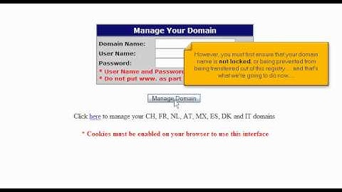 Transfering domain name away from opensrs