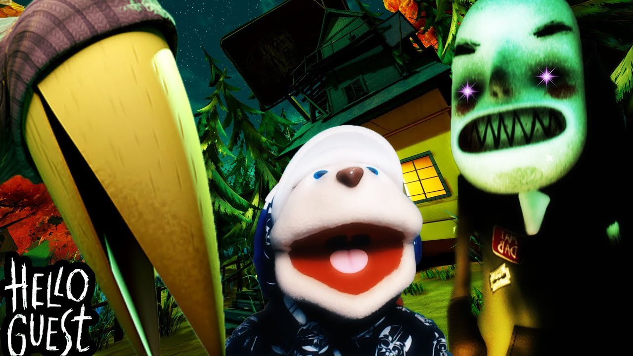 MY NEIGHBOR AND HIS GUEST REALLY HATES CHIPMUNKS  | Hello Neighbor 2 (Hello Guest Alpha)