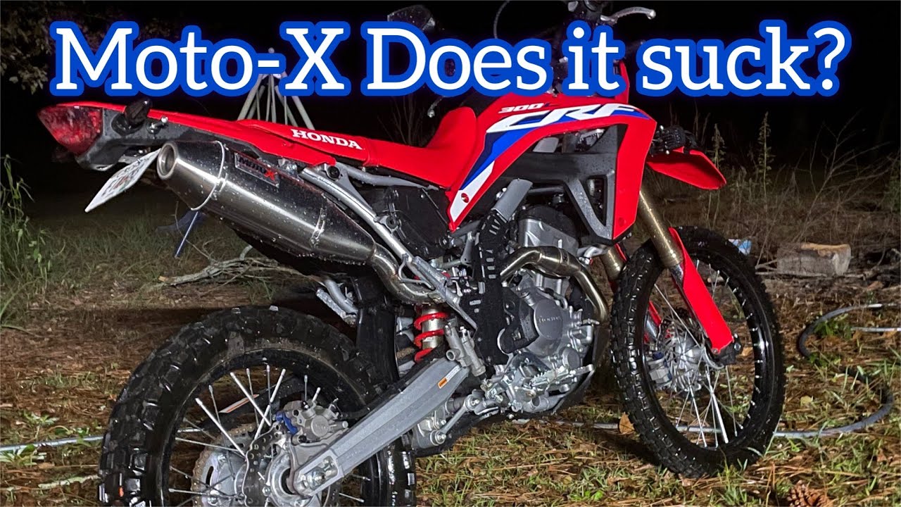 CRF300L Ripping the MotoX Exhaust! dualsport YouTube