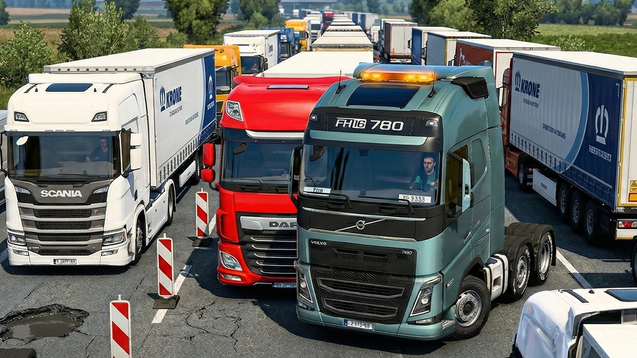 LETZTE FAHRT! Duisburg-Calais Hölle | EURO TRUCK SIMULATOR 2 Multiplayer