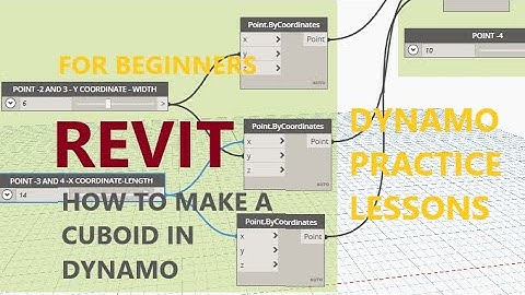 Revit Dynamo Practice Lessons for Beginners