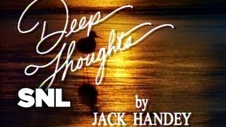 Deep Thoughts Good Novel - Saturday Night Live