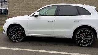 Audi Q5 with Wolface 22" GTP Black Polish Alloys