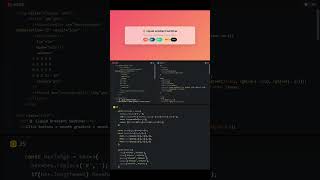 Build a Liquid Gradient Color Switcher with Sound (HTML CSS JavaScript) #coding #programming