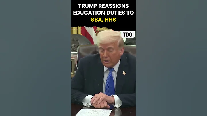 #watch | Trump Moves Student Loans to SBA, Shifts Special Needs and Nutrition to HHS #trending