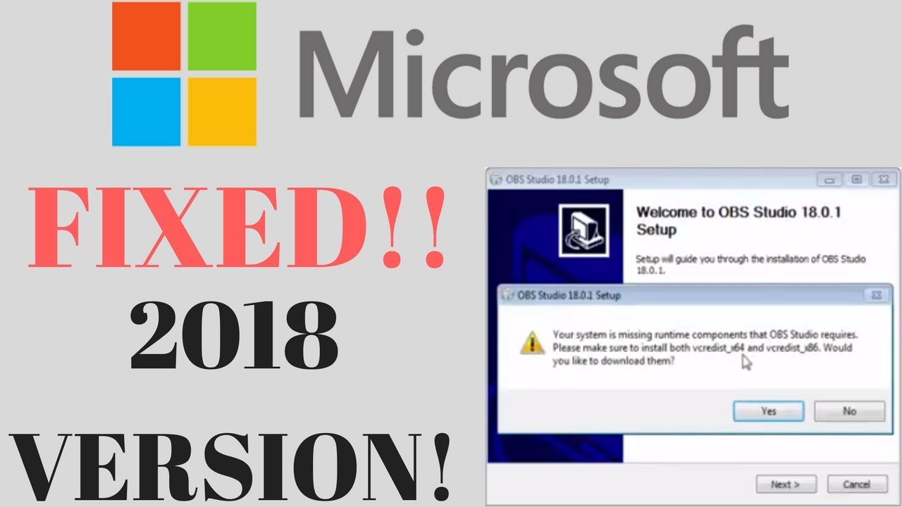 Obs Vc Redist X86 Vc Redist X64 Installation Error Fixed For Confused People By Viper Gaming