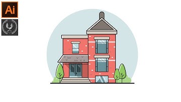 Adobe Illustrator CC Tutorial - How to Make a Beautiful Landscape Background Design