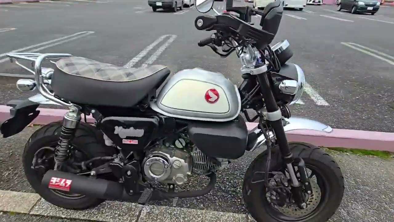 ホンダ モンキー125 エンジン動画あり ヨシムラ社外マフラー 社外多数