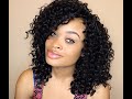 Precurled Freetress GoGo Curl Crochet Braids Tutorial | Step By Step