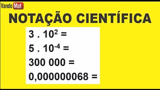 matematicadapeste - 🧮NOTAÇÃO CIENTÍFICA💻 A notação científica é uma forma  de escrever números usando potência de 10. É utilizada para reduzir a  escrita de números que apresentam muitos algarismos. 😎Números muito  pequenos