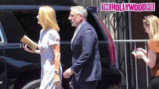 Steve Carell & His Wife Nancy Exit Chris Meledandri's Walk Of Fame Ceremony Before A Private Lunch