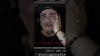 Confused Man Slaps Himself At 3AM #shorts #funny #3am #3amvideo #siri