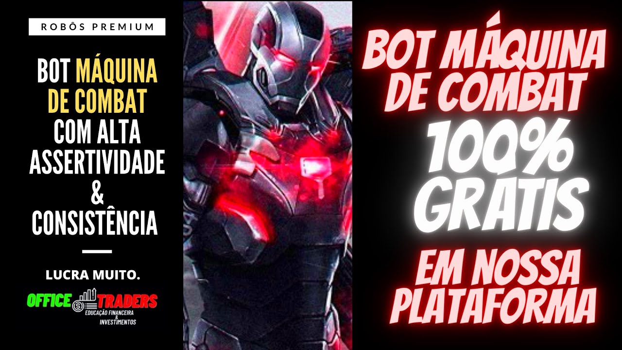 ✅ ROBÔ GRÁTIS, BOT MÁQUINA DE COMBAT, COM A MELHOR ESTRATÉGIA JÁ CRIADA PARA A BINARY E DERIV.COM.📊