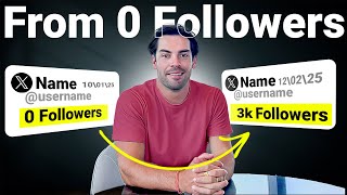 I Started with 0 Followers — Here's How I Built My Twitter/X Audience