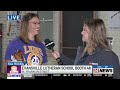 WSNC Fall Festival: Leslie Chapman speaks with Ashley Waggy at Evansville Lutheran School booth
