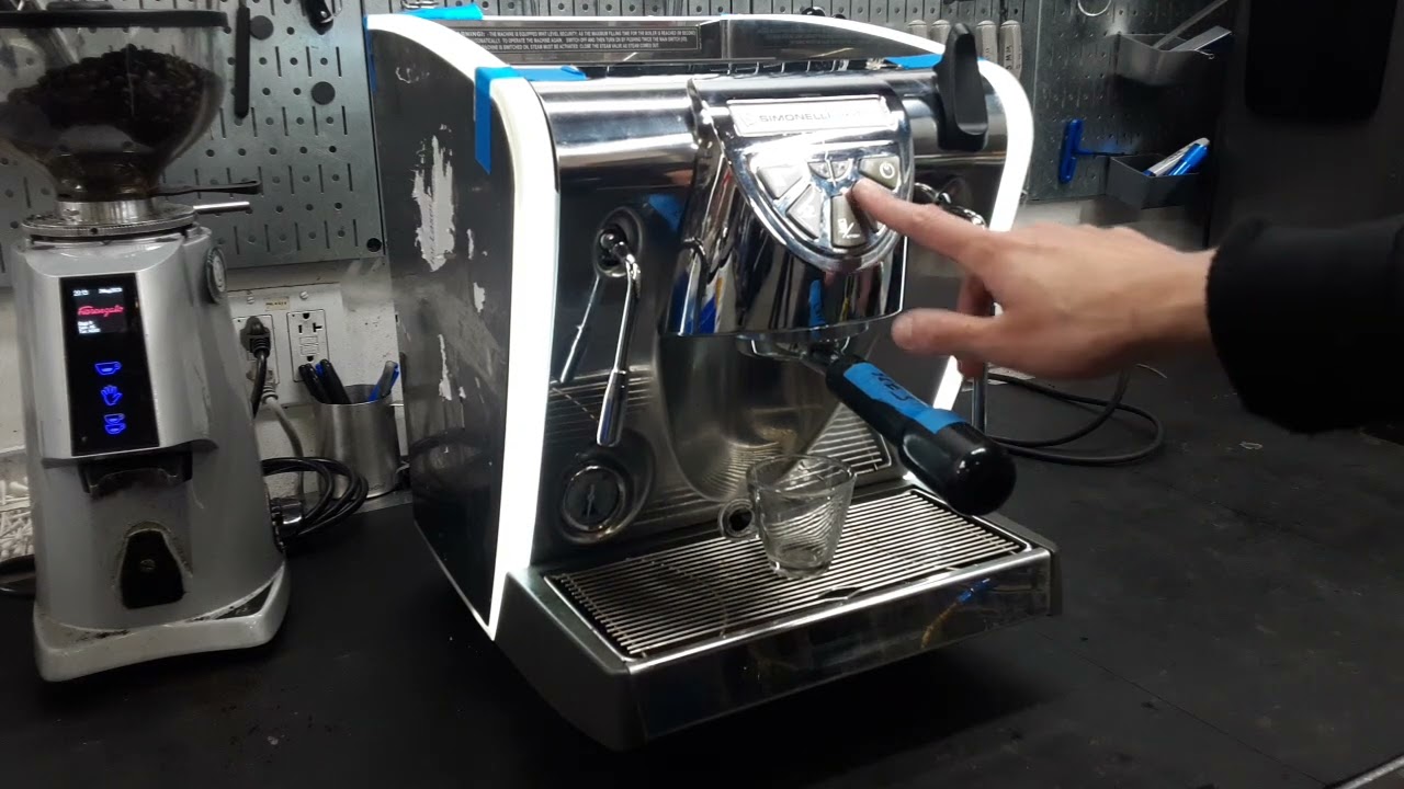 Nuova Simonelli Musica Service Complete — Test Shot After Full