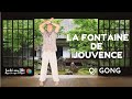 Qi gong  la fontaine  se purifier avec le chi venu du ciel