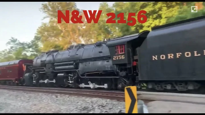 N&W 2156 in southern Ohio