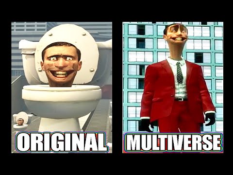 Skibidi toilet (All Episode) MULTIVERSE vs ORIGINAL