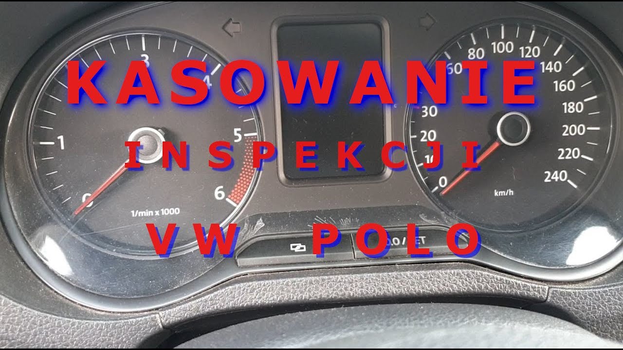Samodzielne kasowanie inspekcji po wymianie oleju w VW POLO YouTube