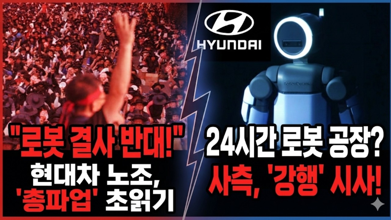 로봇 이어 “24시간 무인공장”에 분노…현대차 vs 노조, 이미 끝난 싸움