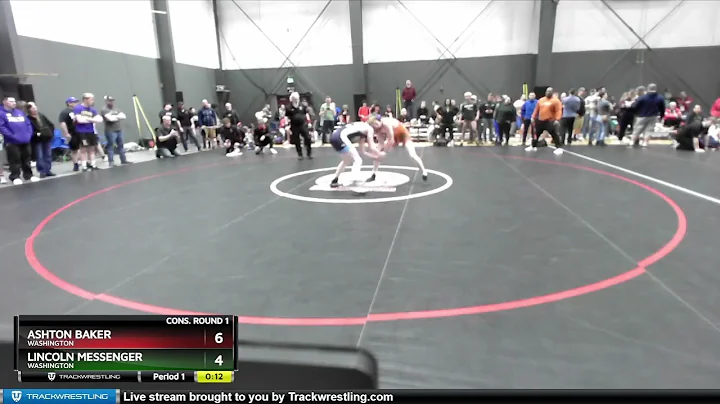 138 Lbs Cons. Round 1 - Ashton Baker, Washington V...