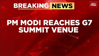 Breaking: PM Modi Arrives At G7 Summit In France To Discuss Energy Crisis And Global South Interests
