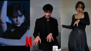 Wednesday Addams Dance “I’ll Dance Dance Dance With My Hands Hands- TikTok Compilation