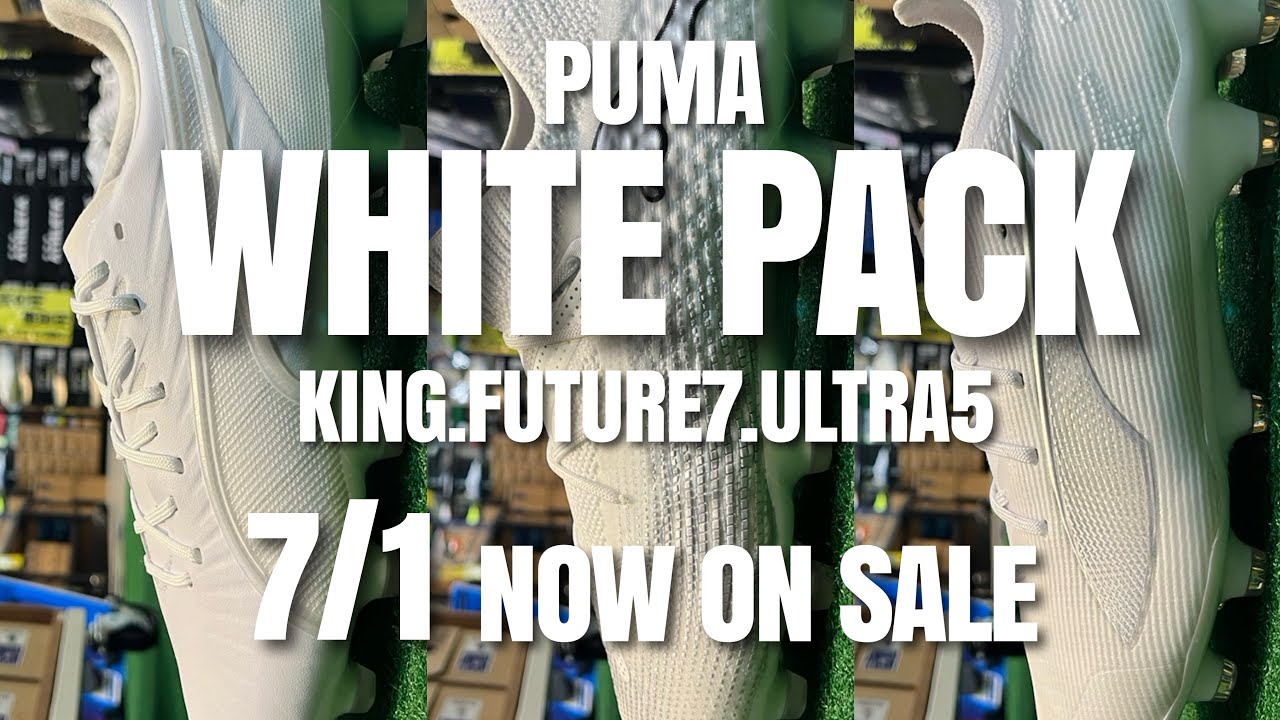 PUMA「WHITE PACK」発売開始!! - YouTube
