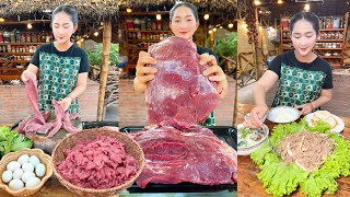 Super Tasty Beef Soup, Tendered stir fry prepared by Cooking with Sros | Amazing Beef Cook and Eat