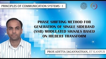 Les 23 | Principes van communicatiesystemen-I | Faseverschuivingsmethode voor (SSB) | IIT KANPUR