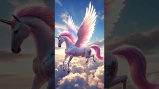 Uçan Unicorn Gökyüzünde Büyülü Yolculuk Flying Unicorn A Magical Journey In The Sky