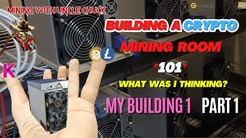 Building A Crypto Mining Room 101! What Was I thinking? MY BUILDING 1 PART 1