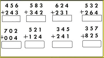 Addition for three digit number || basic addition for kids || जमा के सवाल.