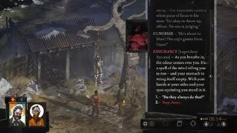 Disco Elysium - Passing Legendary Endurance Check At 3% Chance