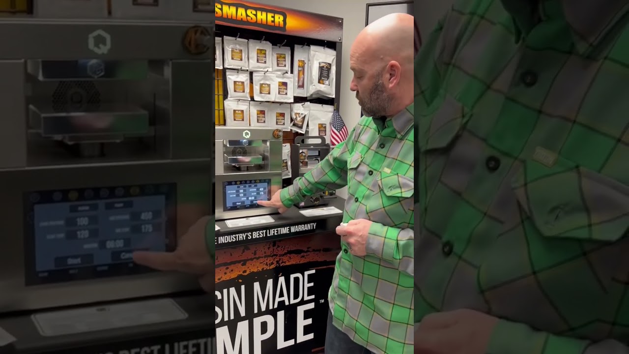 HASH MODE-Hash Rosin Extractions has never been easier with the IQ Learn more at NugSmasher.com