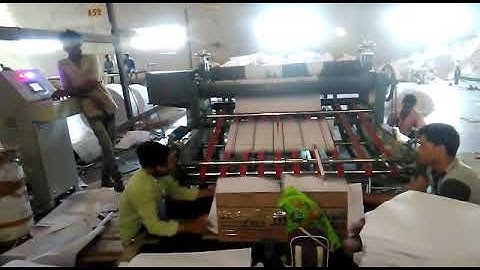 Servo motor penal Plc system automatic paper roll to sheet cutting m/c 9998881738mera what