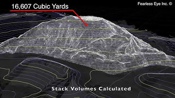 Fearless Eye, Inc. - Rock Quarry aerial drone mapping and output options