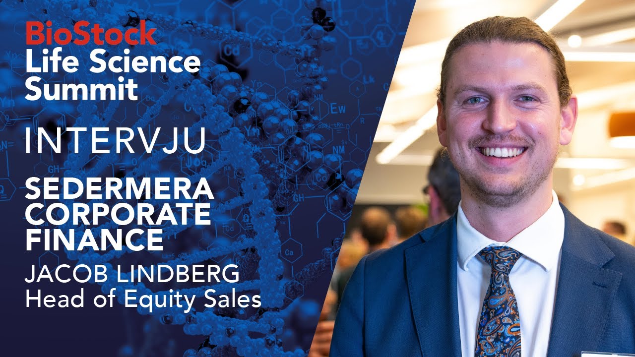 BioStock Life Science Summit | Intervju med Jacob Lindberg, Sedermera Corp Finance | 25 Oktober 2023